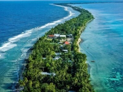 The ‘very fabric’ of nations at risk from rising sea levels, says Tuvalu PM Teo